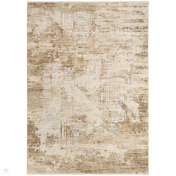 Calvin Klein CK078 Summit SUM02 Modern Abstract Distressed Soft-Touch Hi-Low Textured Polyester Low Profile Short Pile Mocha/Ivory/Taupe/Charcoal Grey/Stone Beige Rug-Calvin Klein-Rug Love - The Most Loved Rug Store